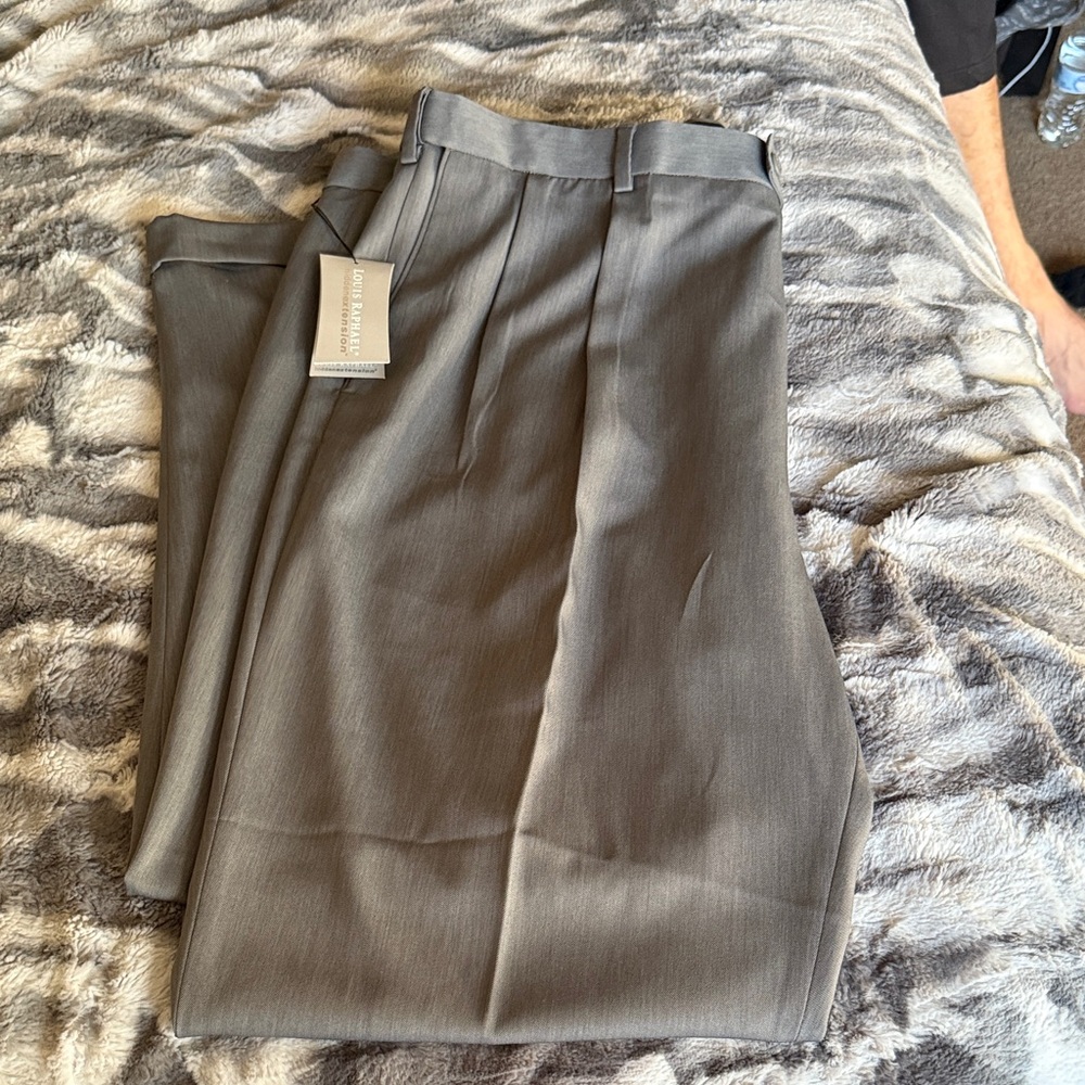 Louis Raphael Silver Dress Pants